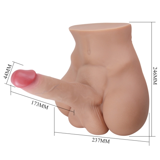 Мастурбатор-анус с фаллосом Rhyne Crazy Bull