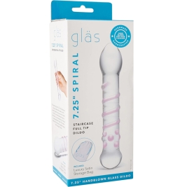 Фаллос из стекла Glas 7,25" Spiral